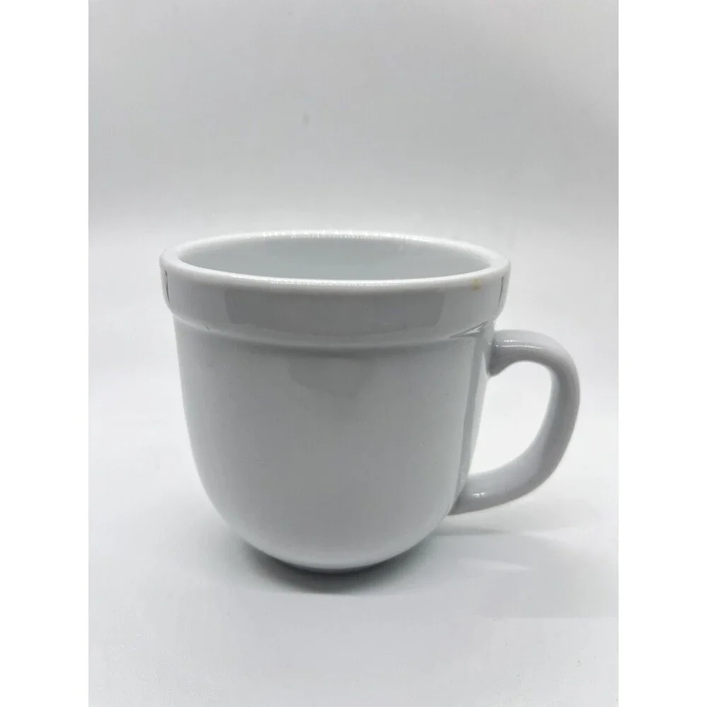 Pottery Barn Suppertime White Porcelain Mug